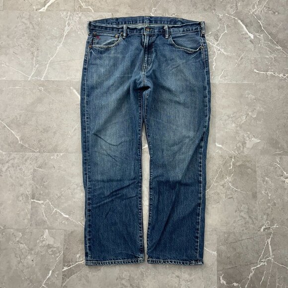 POLO RALPH LAUREN 867 JEANS MENS 38X30 CLASSIC FIT PRL BLUE DENIM Y2K - Picture 5 of 16